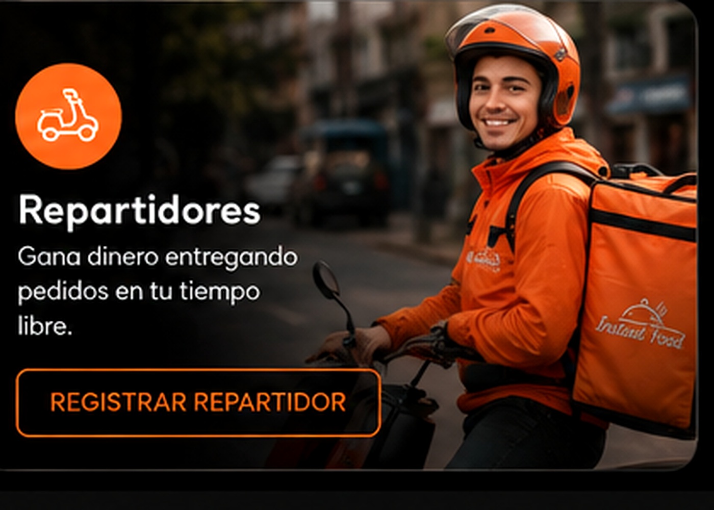 Repartidor de Instant Food